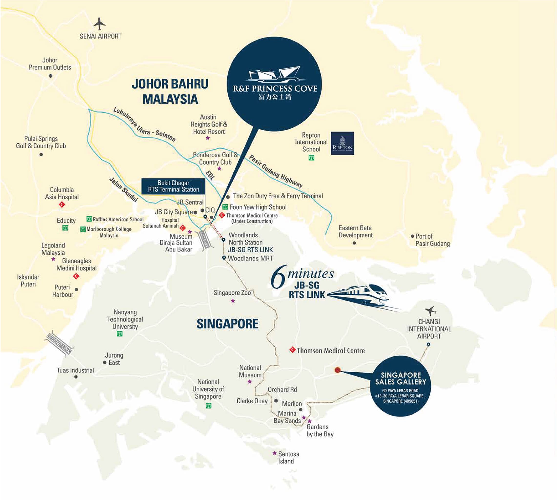 R&F PRINCESS COVE Full Map
